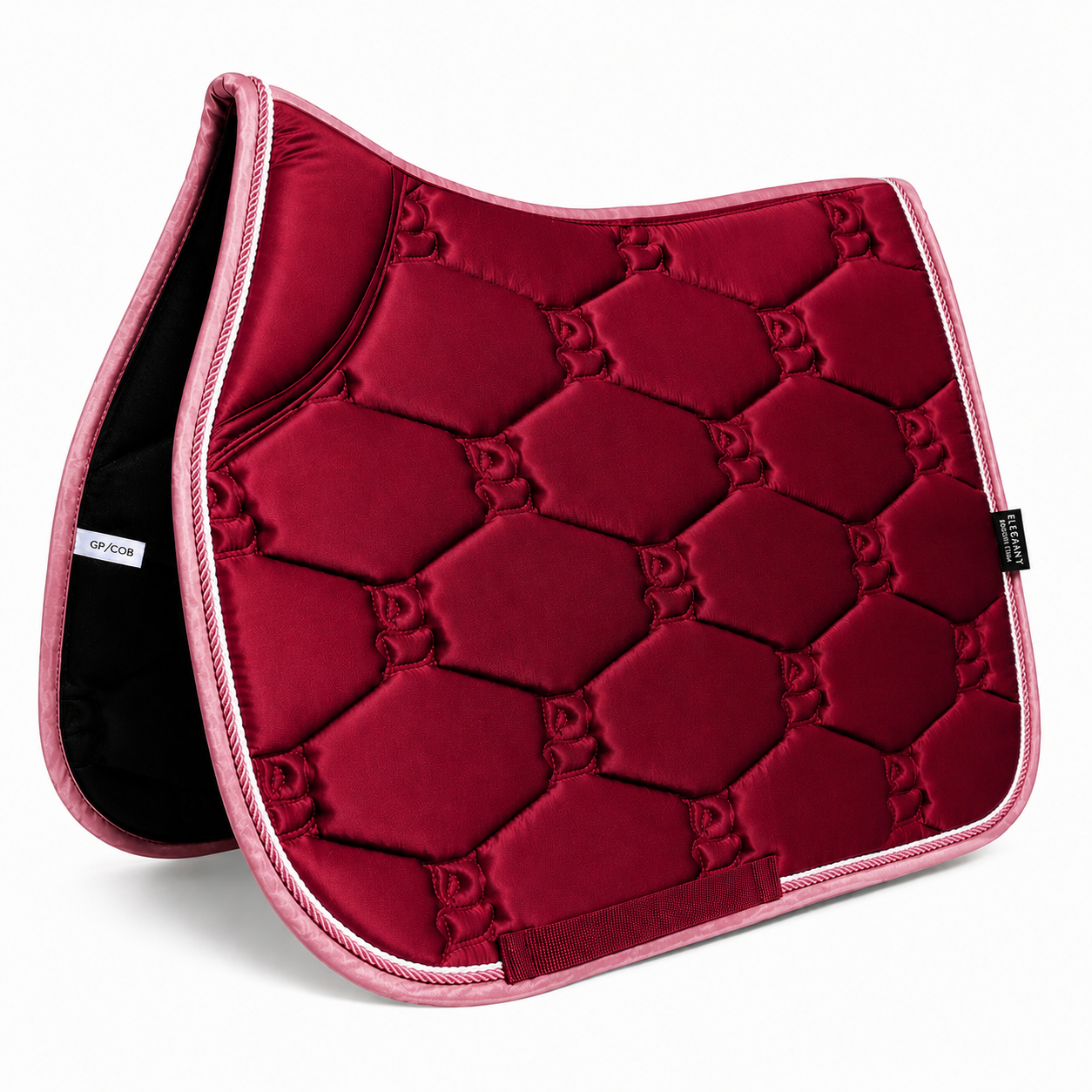 Elite Range Jumping Saddle pad - Bordeaux Blush