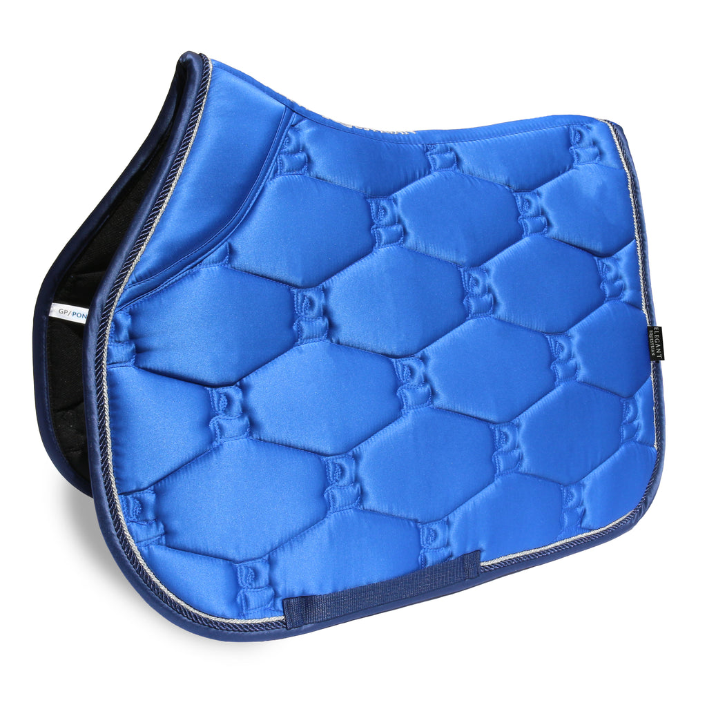 Elite Range Jumping Saddle pad - Blue Horizon
