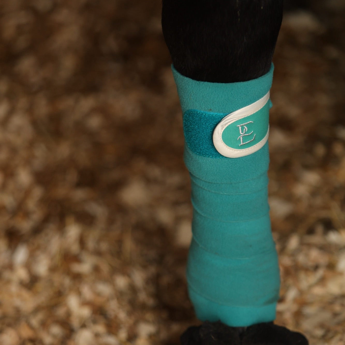 Elite Range Polo Bandages - Peacock Glow Green