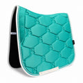 Elite Range Dressage Saddle Pad - Peacock Glow Green