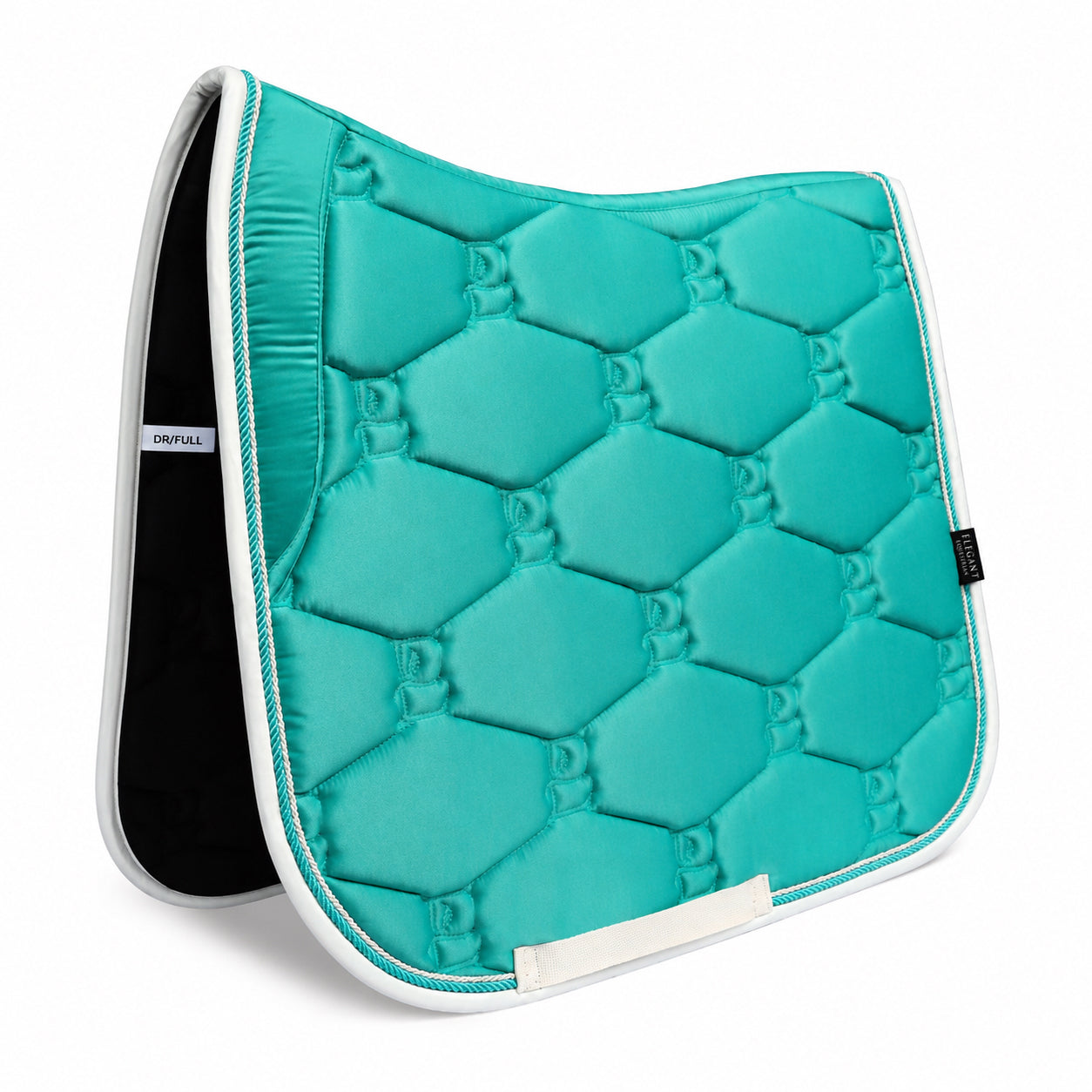 Elite Range Dressage Saddle Pad - Peacock Glow Green