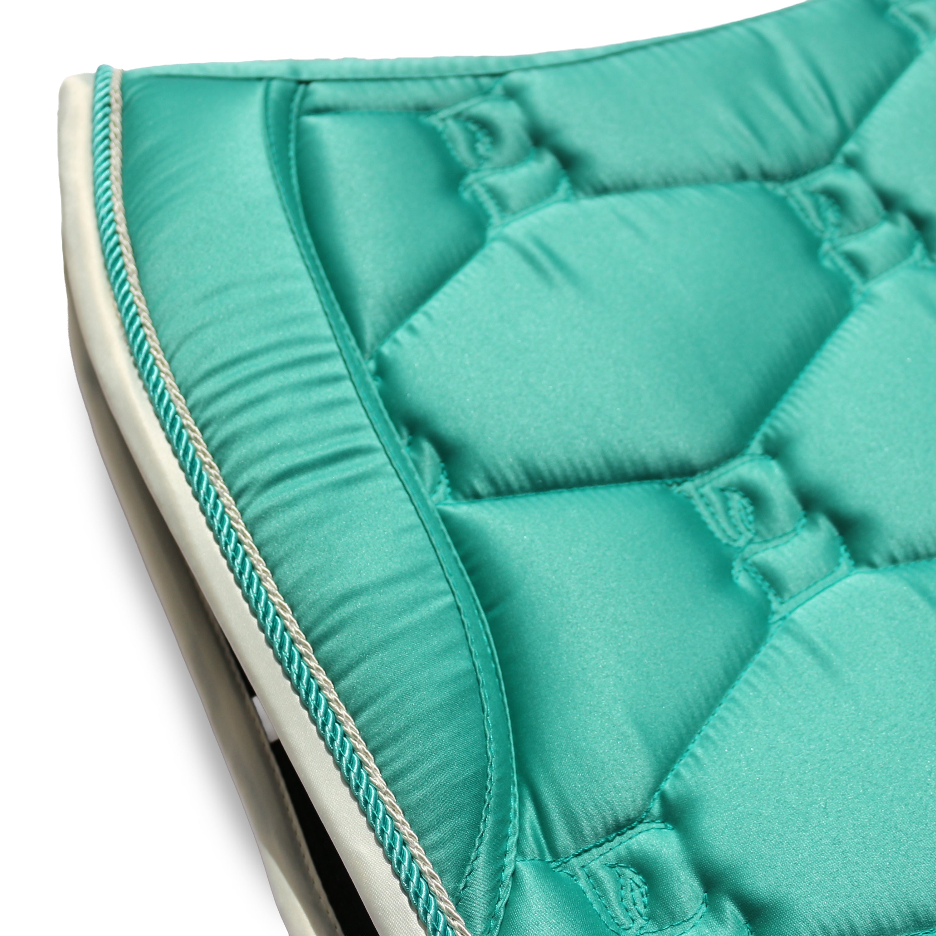 Elite Range Dressage Saddle Pad - Peacock Glow Green