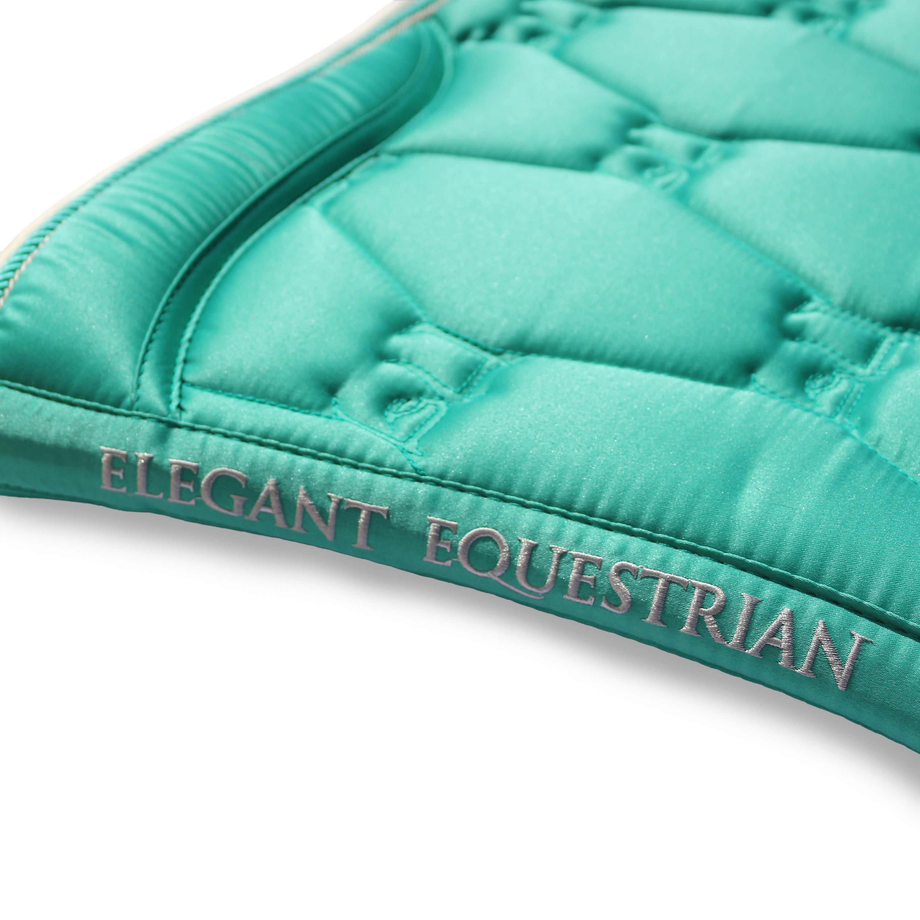 Elite Range Dressage Saddle Pad - Peacock Glow Green