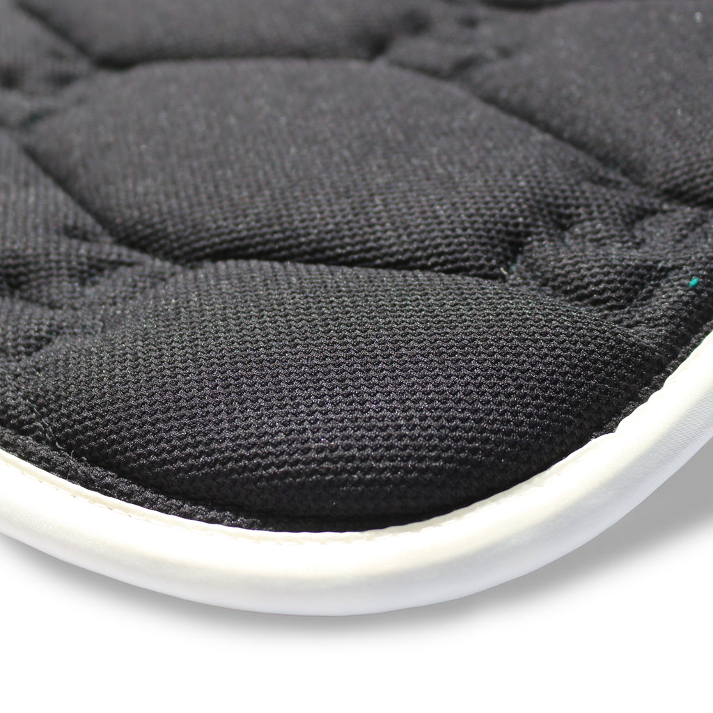 Elite Range Jumping Saddle pad - Peacock Glow Green