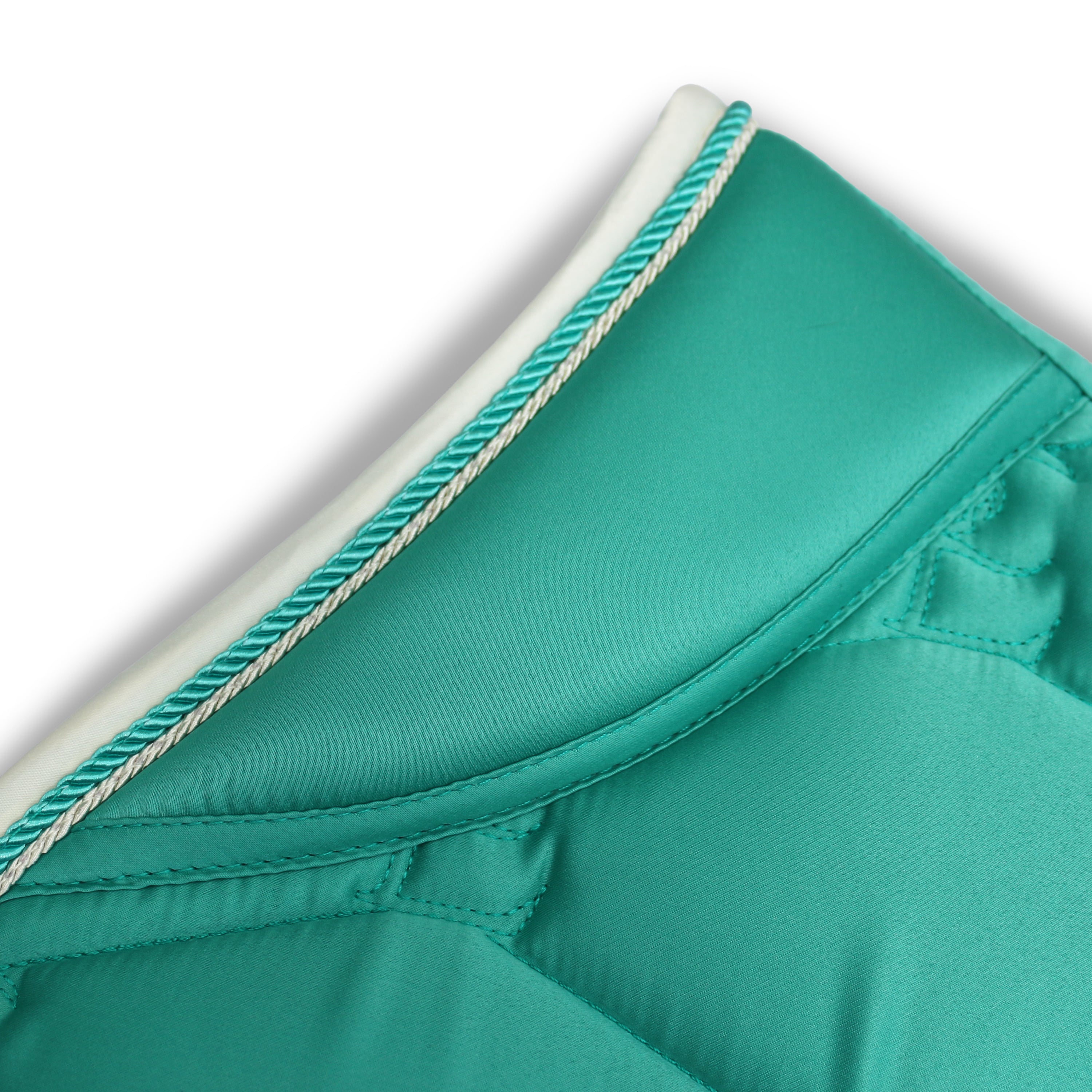 Elite Range Jumping Saddle pad - Peacock Glow Green