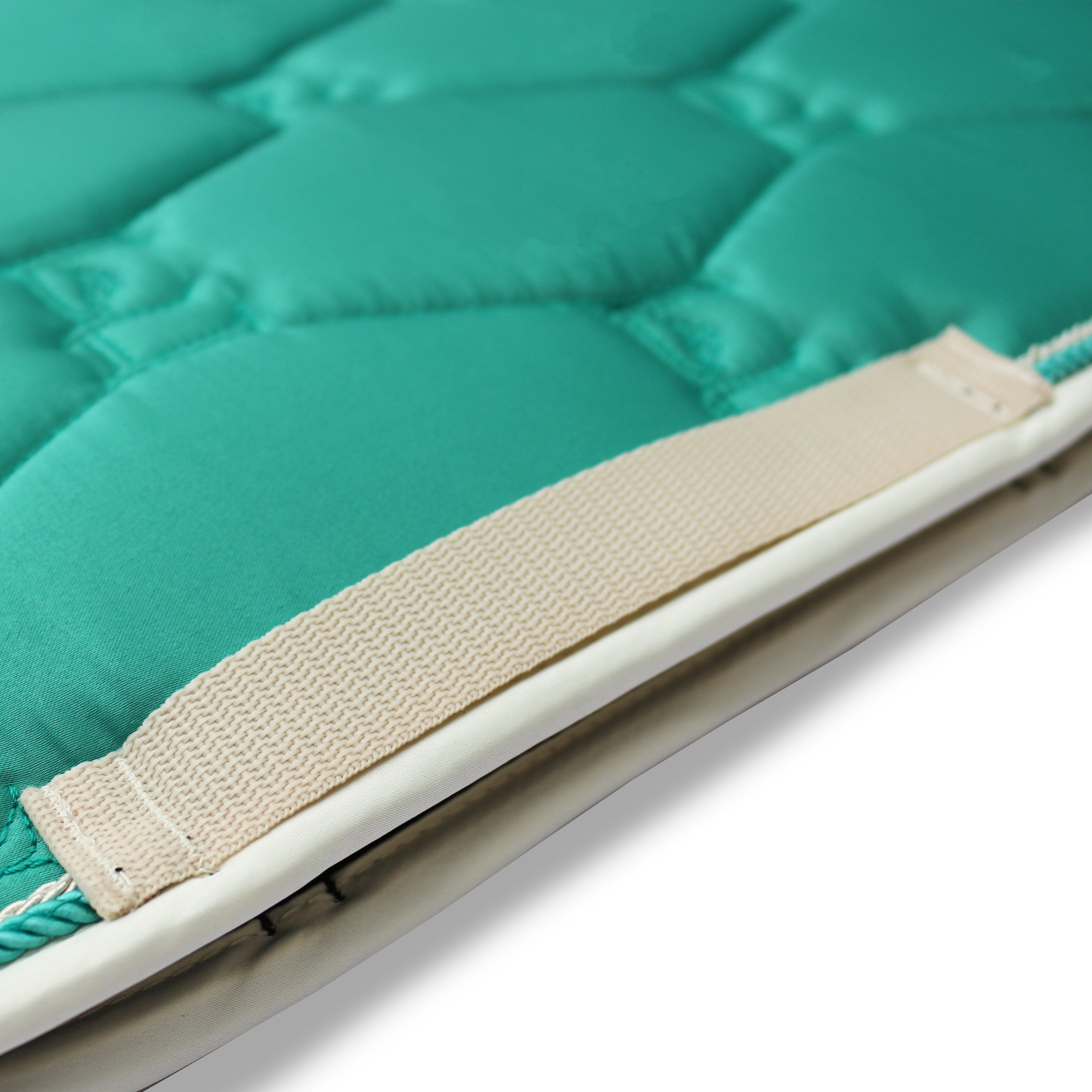 Elite Range Dressage Saddle Pad - Peacock Glow Green