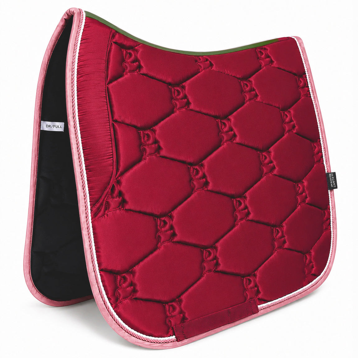 Elite Range Dressage Saddle Pad - Bordeaux Blush