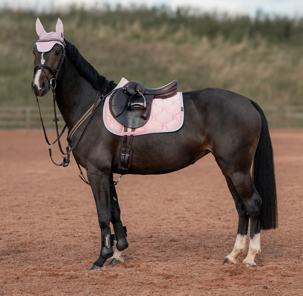 Elite Range Jumping Saddle pad - Rose Galazio