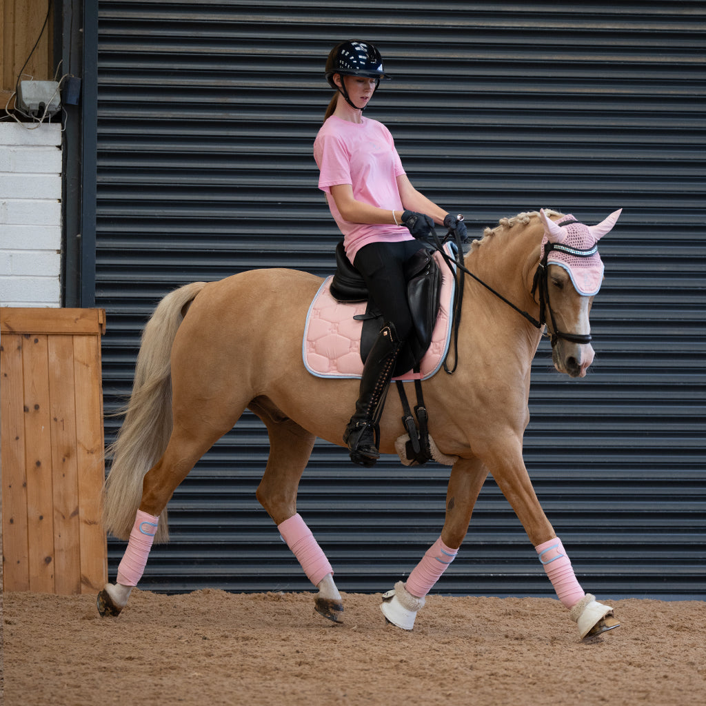 Elite Range Dressage Saddle Pad - Rose Galazio